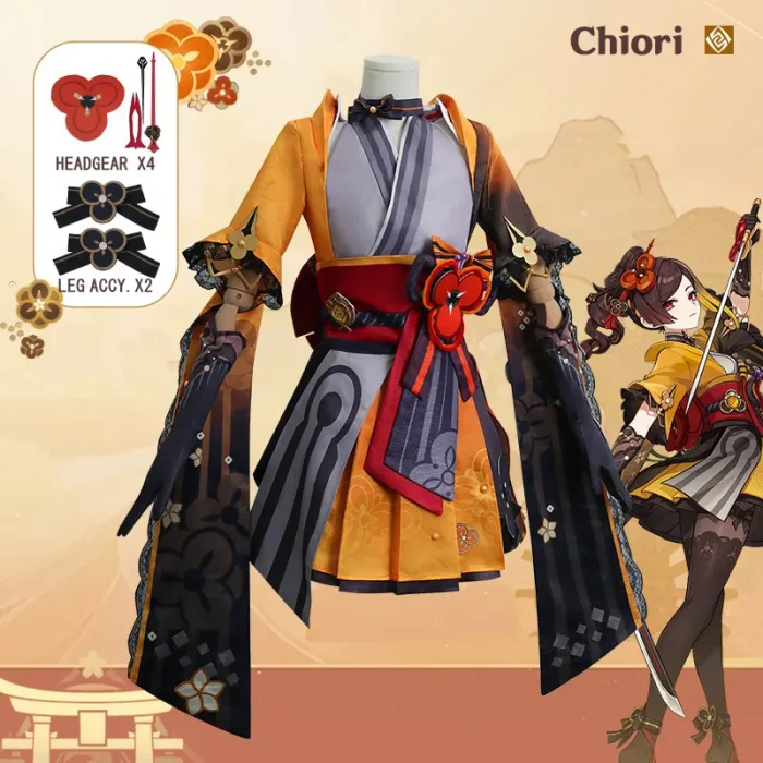 Genshin Impact Costumes Chiori Costume 02